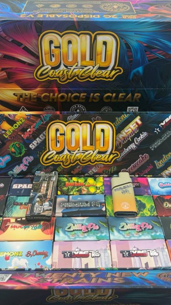 gold coast clear 2g disposable