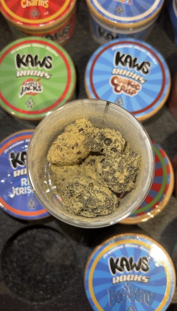 kaws moon rocks