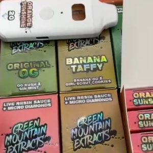 green mountain extracts 2g disposable