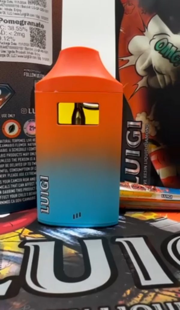 luigi cart weed packaging
