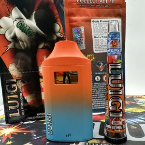 luigi cart weed packaging