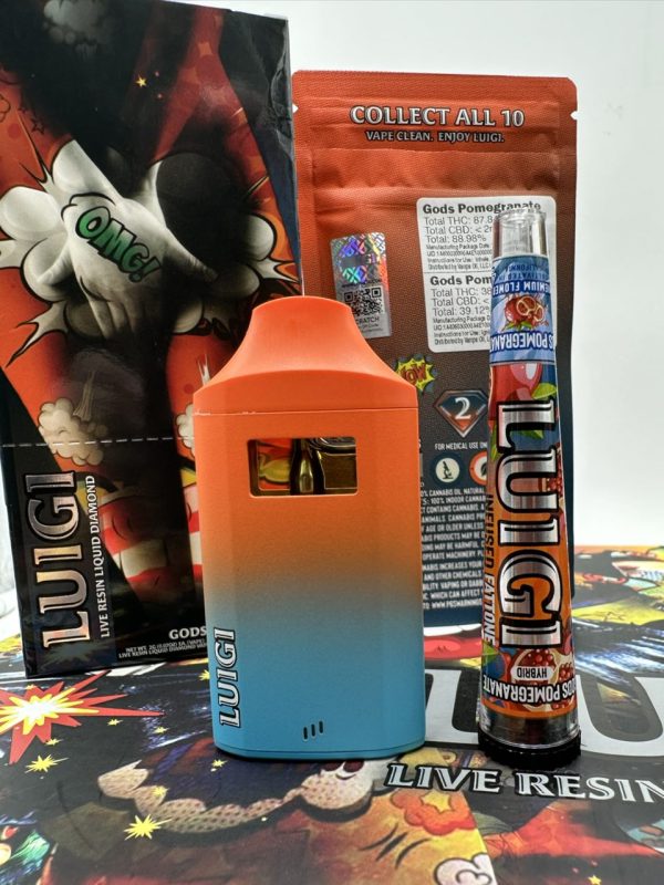 luigi cart weed packaging