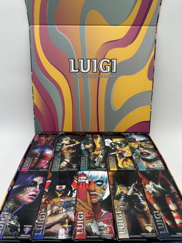 luigi cart weed packaging