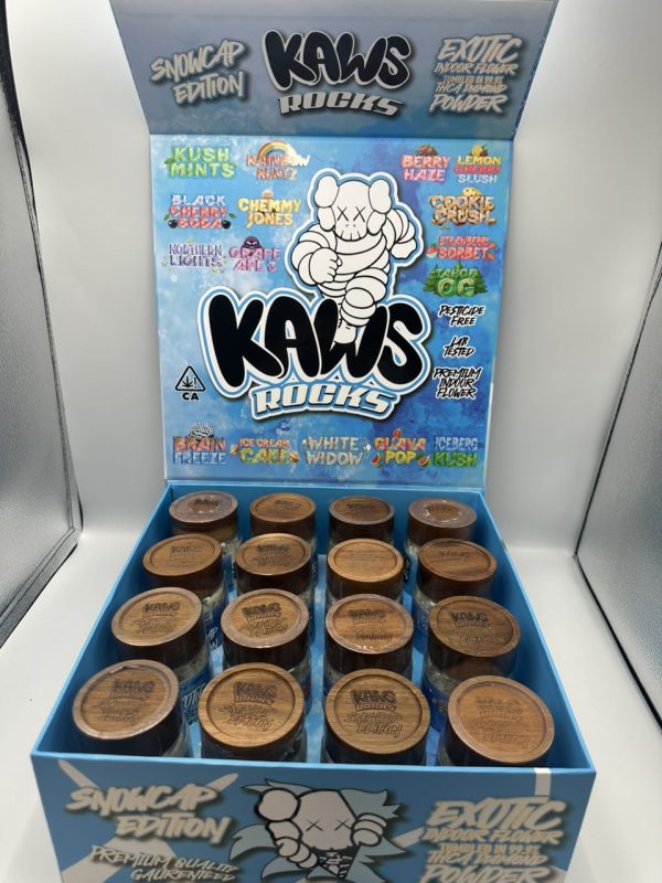 kaws moon rocks