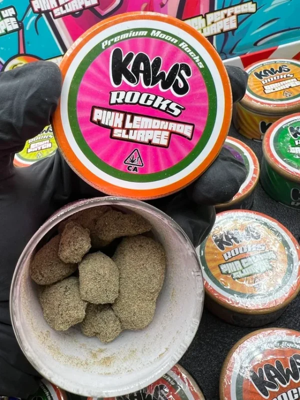 kaws moon rocks