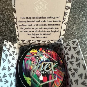 apex solventless rosin
