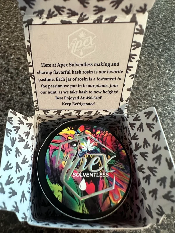 apex solventless rosin