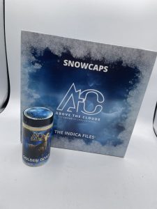 above the clouds snowcaps weed