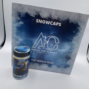 above the clouds snowcaps weed