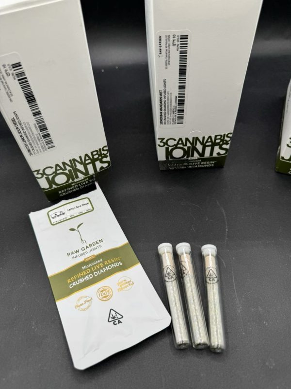 raw garden pre rolls