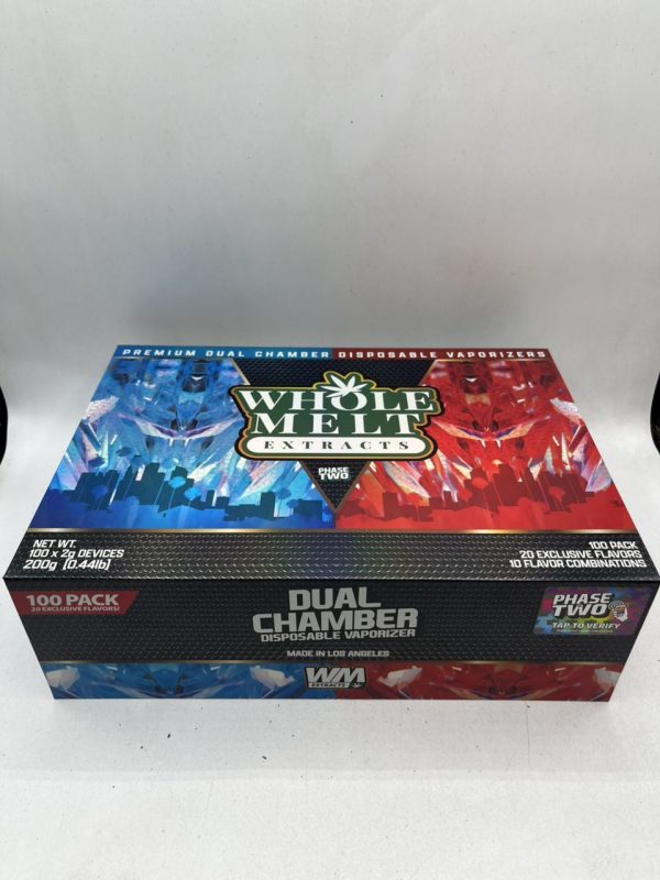 whole melt dual chamber disposable